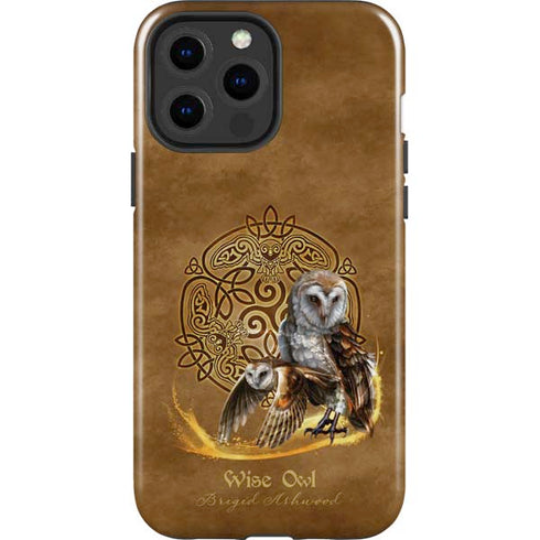 Owl Celtic Knot by Brigid Ashwood iPhone 15 Pro Max Impact Case