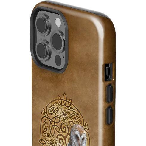 Owl Celtic Knot by Brigid Ashwood iPhone 15 Pro Max Impact Case