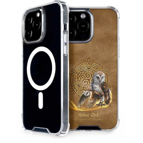 Owl Celtic Knot by Brigid Ashwood iPhone 15 Pro Max MagSafe Case