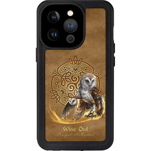 Brigid Ashwood Owl Celtic Knot iPhone 14 Pro Waterproof Case