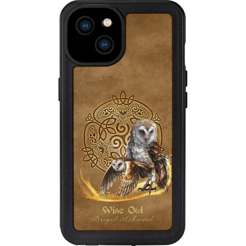Owl Celtic Knot by Brigid Ashwood iPhone 15 Plus Waterproof Case