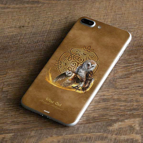 Brigid Ashwood Owl Celtic Knot iPhone 8 Plus Skin