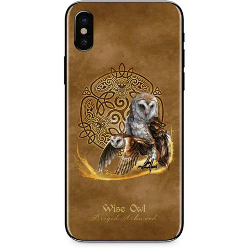 Brigid Ashwood Owl Celtic Knot iPhone X Skin