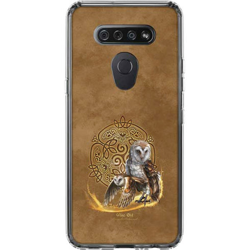 Owl Celtic Knot by Brigid Ashwood LG K51/Q51 Clear Case