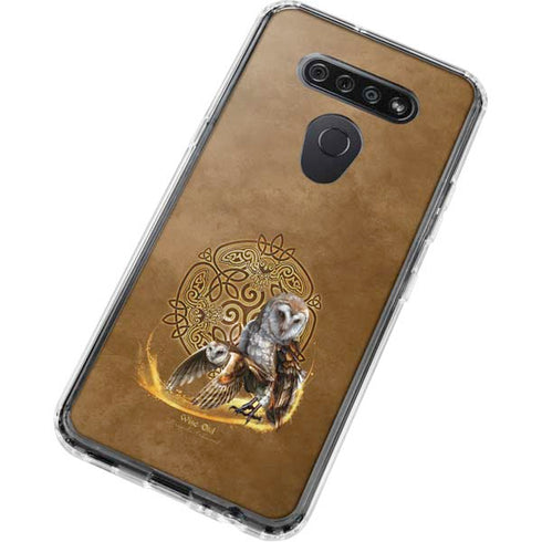 Owl Celtic Knot by Brigid Ashwood LG K51/Q51 Clear Case