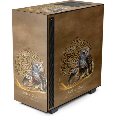 Brigid Ashwood Owl Celtic Knot NZXT H510 Compact ATX Mid-Tower Case Skin