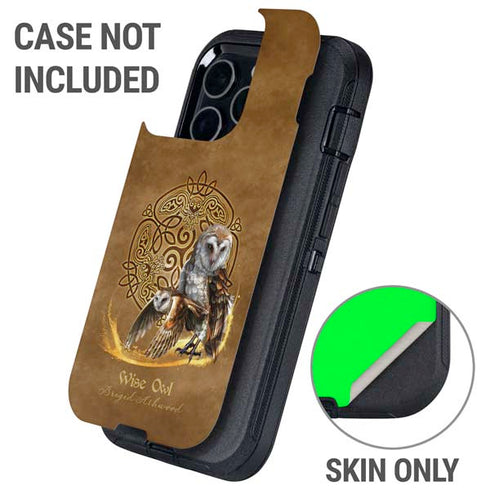 Owl Celtic Knot by Brigid Ashwood Otterbox Defender iPhone Skin