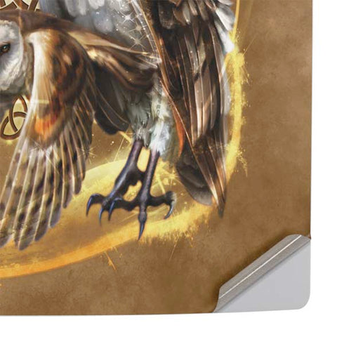 Brigid Ashwood Owl Celtic Knot PS5 Console Skin