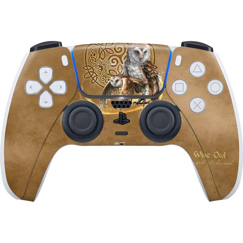 Brigid Ashwood Owl Celtic Knot PS5 Controller Skin