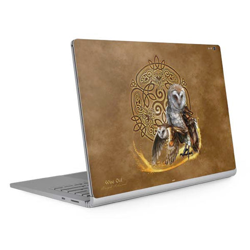 Brigid Ashwood Owl Celtic Knot Surface Book 2 15in Skin