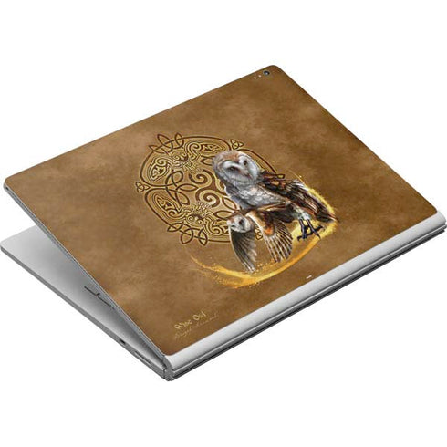 Brigid Ashwood Owl Celtic Knot Surface Book Skin
