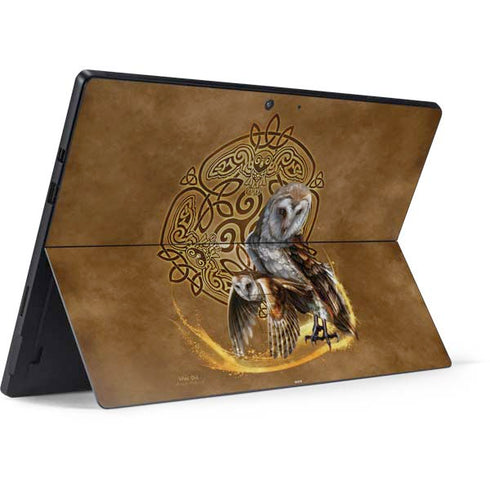 Brigid Ashwood Owl Celtic Knot Surface Pro 7 Skin