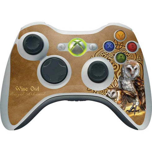 Brigid Ashwood Owl Celtic Knot Xbox 360 Wireless Controller Skin