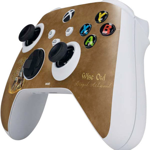 Brigid Ashwood Owl Celtic Knot Xbox Series S Controller Skin