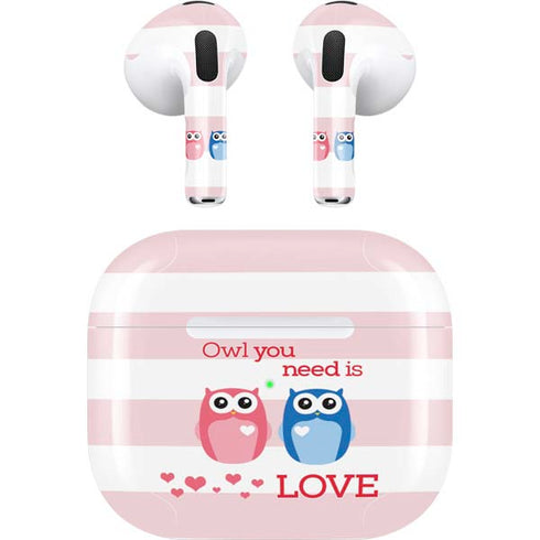 Owl Is All You Need Apple AirPods (3rd Gen 2021) Skin