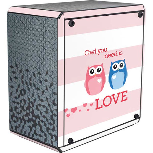 Owl Is All You Need Cooler Master MasterBox Q300L Mini Tower Skin