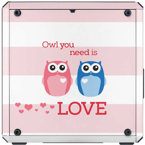 Owl Is All You Need Cooler Master MasterBox Q300L Mini Tower Skin