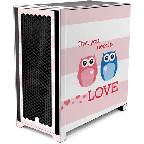 Owl Is All You Need Corsair 4000D Tempered Glass Mid-Tower ATX Case Skin