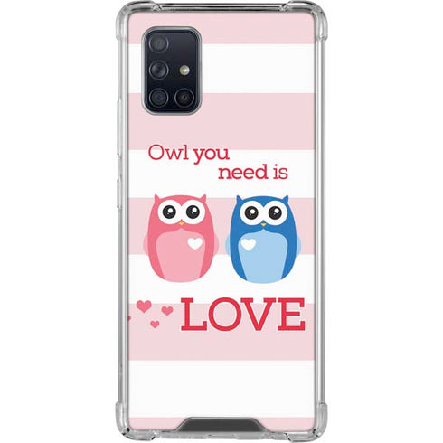 Owl Is All You Need Galaxy A71 5G Clear Case