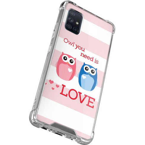 Owl Is All You Need Galaxy A71 5G Clear Case