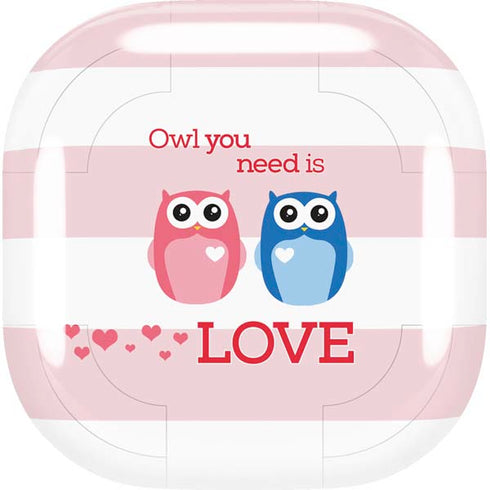 Owl Is All You Need Galaxy Buds Live Skin