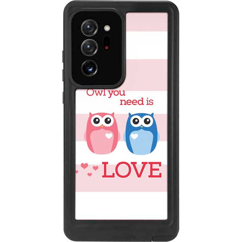 Owl Is All You Need Galaxy Note20 Ultra 5G Waterproof Case