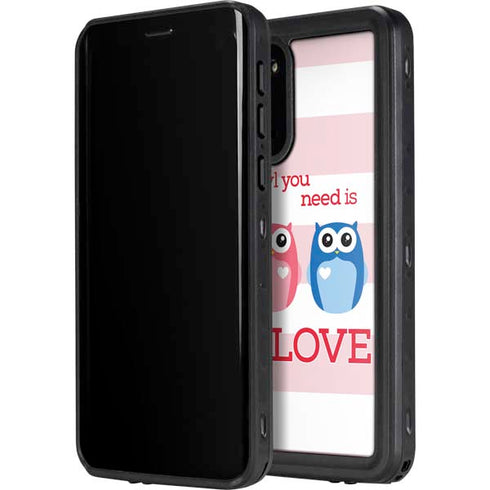 Owl Is All You Need Galaxy S20 Plus Waterproof Case