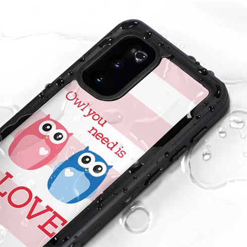 Owl Is All You Need Galaxy S20 Waterproof Case