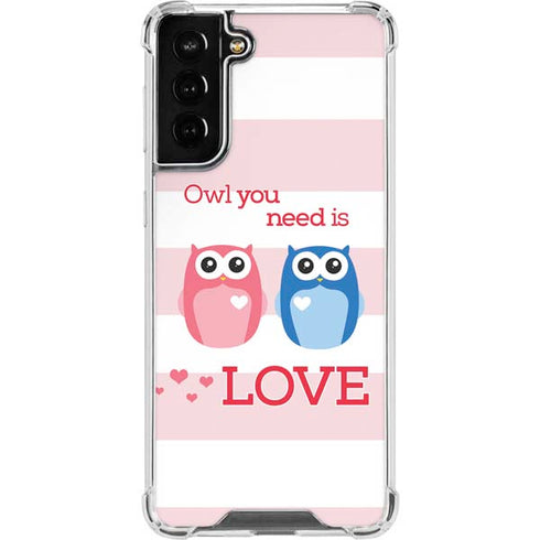 Owl Is All You Need Galaxy S21 FE Clear Case