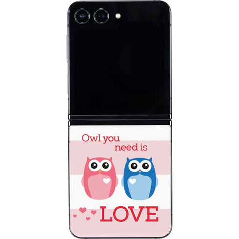Owl Is All You Need Galaxy Z Flip5 5G Skin