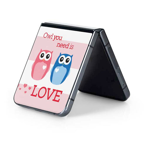 Owl Is All You Need Galaxy Z Flip5 5G Skin