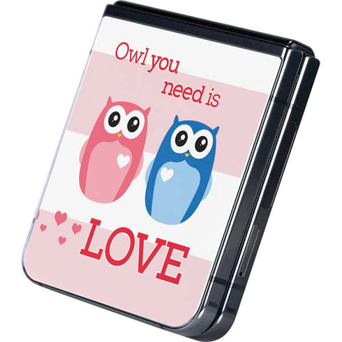 Owl Is All You Need Galaxy Z Flip5 5G Skin