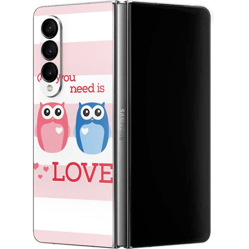 Owl Is All You Need Galaxy Z Fold4 5G Skin