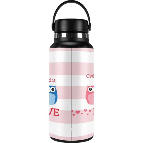 Owl Is All You Need Hydro Flask 32oz Wide Mouth Skin