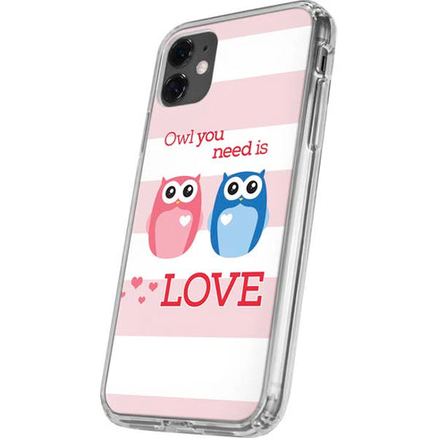 Owl Is All You Need iPhone 11 Clear Case
