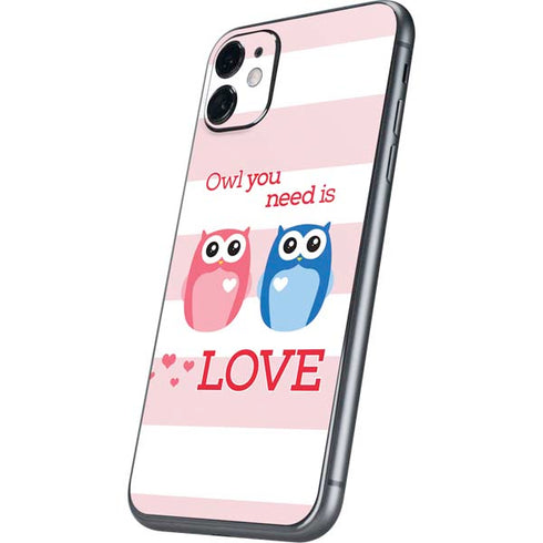 Owl Is All You Need iPhone 11 Skin