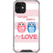 Owl Is All You Need iPhone 12 Mini Clear Case