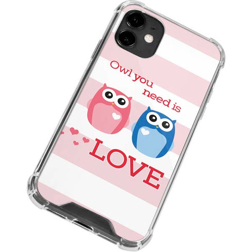 Owl Is All You Need iPhone 12 Mini Clear Case