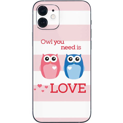 Owl Is All You Need iPhone 12 Skin