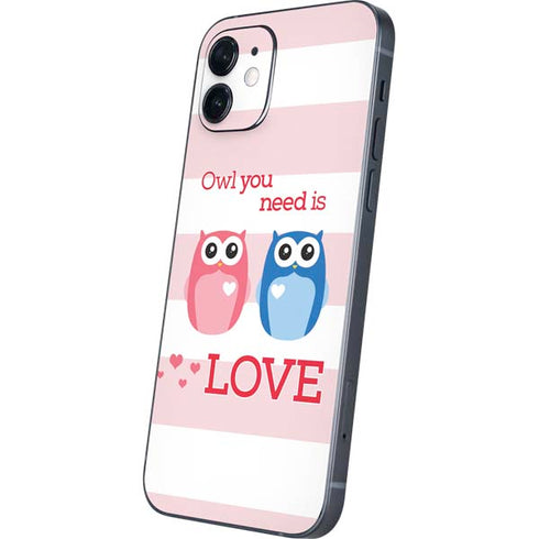 Owl Is All You Need iPhone 12 Skin