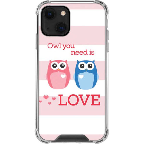 Owl Is All You Need iPhone 13 Mini Clear Case