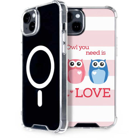 Owl Is All You Need iPhone 15 Plus MagSafe Case