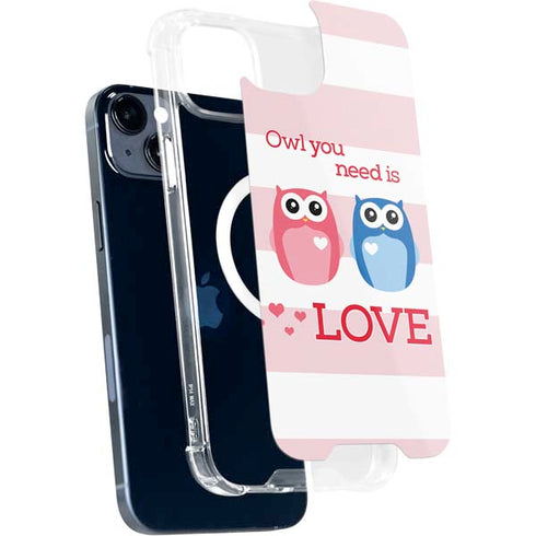 Owl Is All You Need iPhone 14 Plus MagSafe Case