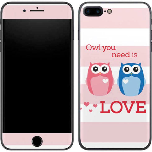 Owl Is All You Need iPhone 8 Plus Skin