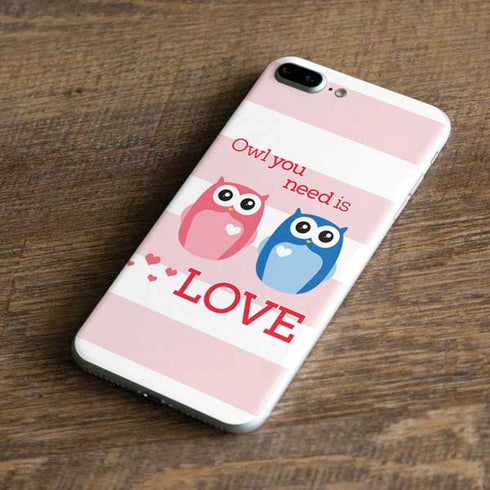 Owl Is All You Need iPhone 8 Plus Skin