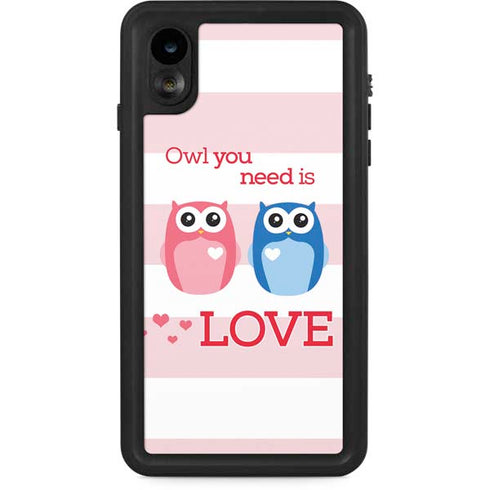 Owl Is All You Need iPhone XR Waterproof Case