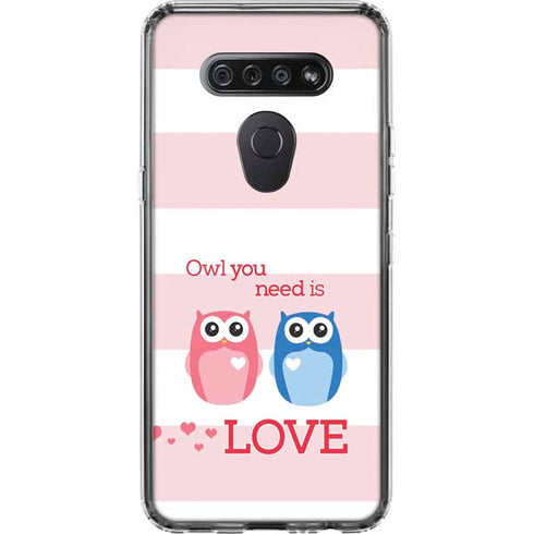 Owl Is All You Need LG K51/Q51 Clear Case