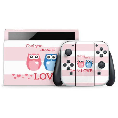 Owl Is All You Need Nintendo Switch OLED (2021) Skin