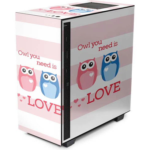 Owl Is All You Need NZXT H510 Compact ATX Mid-Tower Case Skin