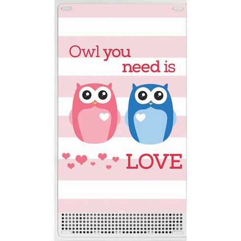 Owl Is All You Need Xbox Series S Console Skin